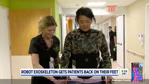 Robot Exoskeleton Gets Patients Back On Their Feet